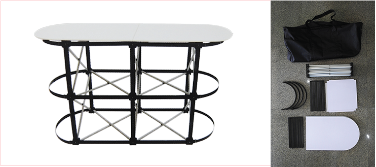 โรงพิมพ์ที่นี้พิมพ์ถูก อุปกรณ์ออกบูธ 

                    เคาน์เตอร์หน้าตรง

                    - ขนาดเมื่อติดตั้งแล้วสูง 190cm

                    - น้ำหนักโดยประมาณ 6 กิโลกรัม

                    โครง 2,200 งานพิมพ์ 350 รวม2,550